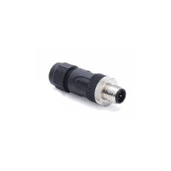 Connecteur mâle M12, 5 pol., codage B IP67, 4A, non-blindé